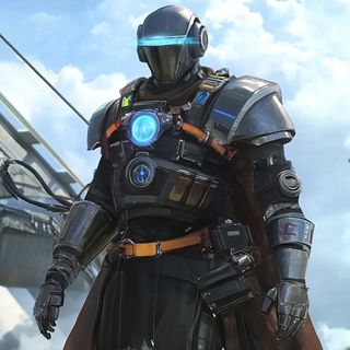 Azurine Folklore style, Midjourney V6.1: concept art character design of retropunk steam knight