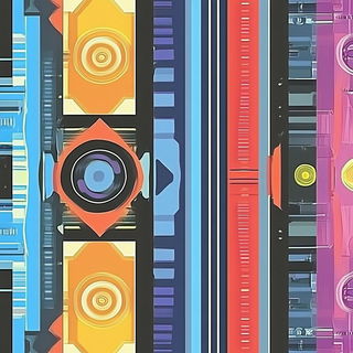Azurine Folklore style, Midjourney V6.1: creative pattern composition