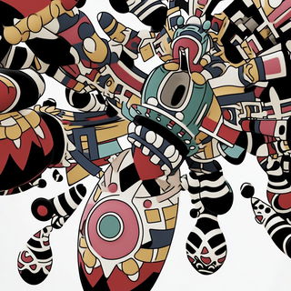 Pressmoon style, Midjourney V6.1: abstract 3D render