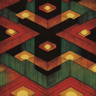 Fossilfable style, Midjourney V6.1: creative pattern composition