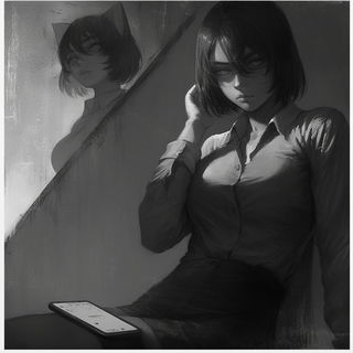 Moonwire Lettering style, Midjourney V6.1: black-and-white manga comic strip