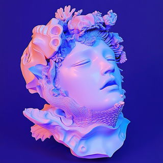 Blackwood Registration style, Midjourney V6.1: abstract 3D render