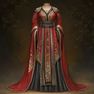 Marmora Vortex style, Midjourney V6.1: haute-couture fashion outfit