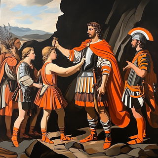 Iridescent Iconoclasm style, Midjourney V6.1: classical 18th-century oil painting
