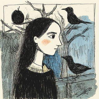 Chromapleinair style, Midjourney V6.1: retro fairy-tale illustration