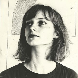Chromapleinair style, Midjourney V6.1: photographic portrait of female protagonist