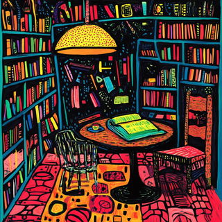 Neonscape Colossage style, Midjourney V6.1: Midlibrary