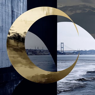 Cinderfume Villagery style, Midjourney V6.1: bold minimalist logo design for Istanbul city municipal services