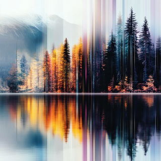Cranial Courtyard style, Midjourney V6.1: realistic landscape photograph of quiet dawn