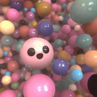 Cyanescut style, Midjourney V6.1: abstract 3D render