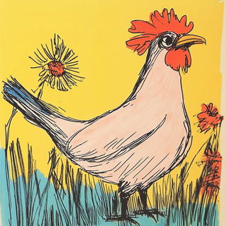 Bridgework Verdancy style, Midjourney V6.1: traditional folk art