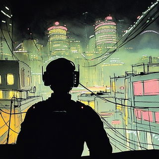 Bridgework Verdancy style, Midjourney V6.1: cinematic shot from sci-fi movie