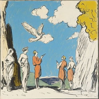 Bridgework Verdancy style, Midjourney V6.1: classical 18th-century oil painting