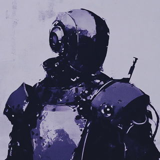 Backpiece Afterlight style, Midjourney V6.1: concept art character design of retropunk steam knight