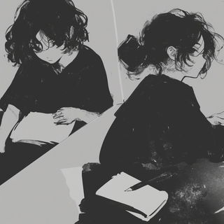 Backpiece Afterlight style, Midjourney V6.1: black-and-white manga comic strip