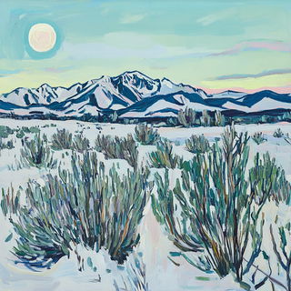 Incision Totem style, Midjourney V6.1: realistic landscape photograph of quiet dawn