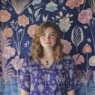 Fluorofauvism style, Midjourney V6.1: photographic portrait of female protagonist