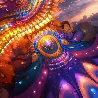 Pondcavatina style, Midjourney V6.1: creative pattern composition