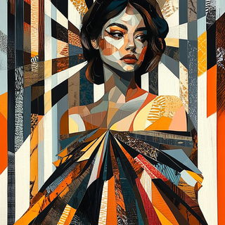 Lunette Lithograph style, Midjourney V6.1: haute-couture fashion outfit
