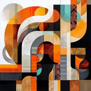 Lunette Lithograph style, Midjourney V6.1: typographic composition with large letters