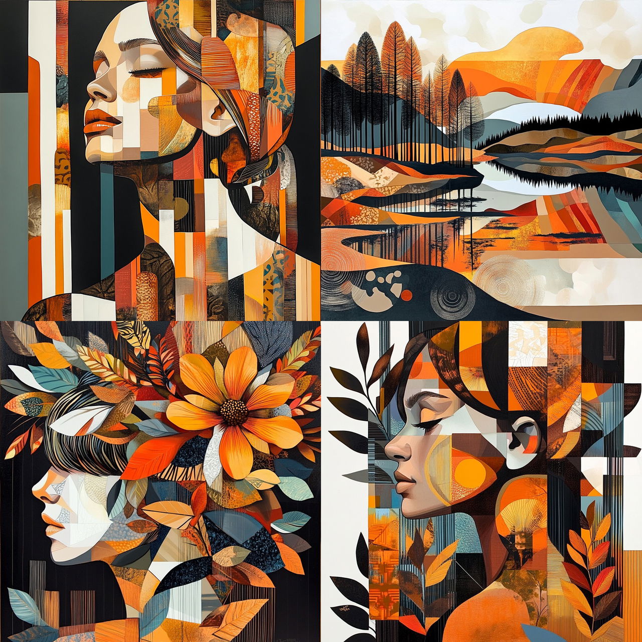 Lunette Lithograph style, Midjourney V6.1, render 1 of 4