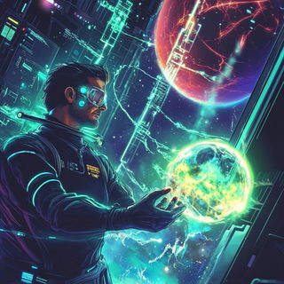 Slipcast Moonfields style, Midjourney V6.1: editorial illustration for popular scientific magazine cover