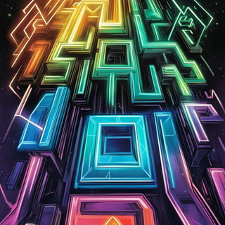 Slipcast Moonfields style, Midjourney V6.1: typographic composition with large letters