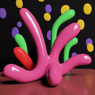 Forgeflame Fauvism style, Midjourney V6.1: abstract 3D render