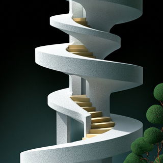 Reliefgarden Isopleth style, Midjourney V6.1: abstract 3D render