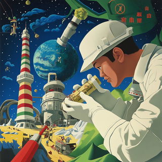 Reliefgarden Isopleth style, Midjourney V6.1: editorial illustration for popular scientific magazine cover