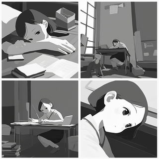 Reliefgarden Isopleth style, Midjourney V6.1: black-and-white manga comic strip