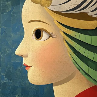 Reliefgarden Isopleth style, Midjourney V6.1: classical 18th-century oil painting
