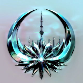 Gilled Firmament style, Midjourney V6.1: bold minimalist logo design for Istanbul city municipal services