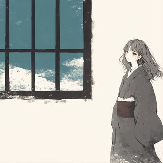 Kesa Scenic Stitchwork style, Midjourney V6.1: black-and-white manga comic strip