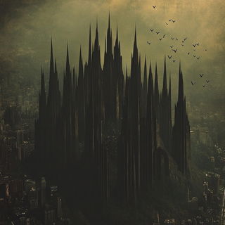 Chromamosaic style, Midjourney V6.1: megacity with futuristic bioarchitecture