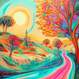 Bluegold Vat Mythology style, Midjourney V6.1: traditional folk art