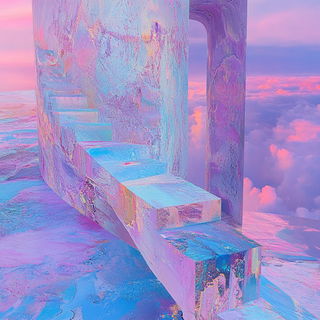 Mesa Line Etching style, Midjourney V6.1: abstract 3D render