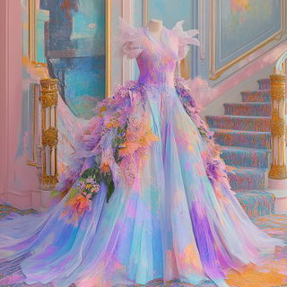 Mesa Line Etching style, Midjourney V6.1: haute-couture fashion outfit
