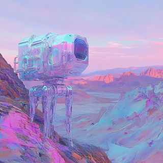 Mesa Line Etching style, Midjourney V6.1: cinematic shot from sci-fi movie