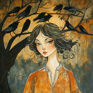 Floratessica style, Midjourney V6.1: traditional folk art
