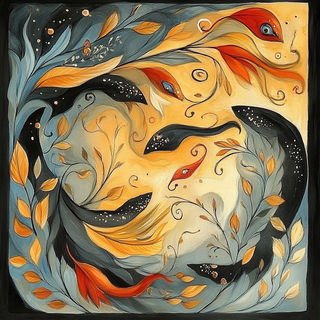 Floratessica style, Midjourney V6.1: creative pattern composition
