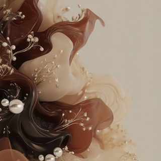 Adventureblock style, Midjourney V6.1: abstract 3D render