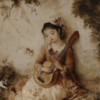 Adventureblock style, Midjourney V6.1: classical 18th-century oil painting