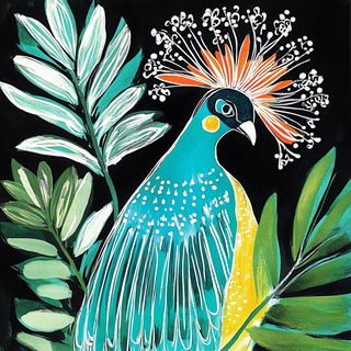 Teal Monumentalia style, Midjourney V6.1: traditional folk art