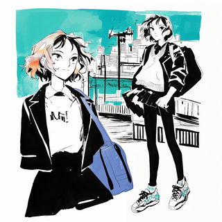 Teal Monumentalia style, Midjourney V6.1: black-and-white manga comic strip