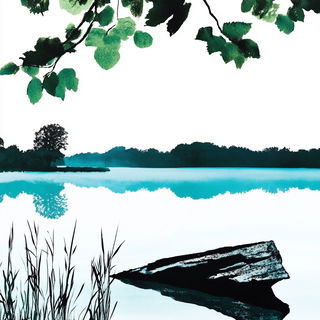 Teal Monumentalia style, Midjourney V6.1: realistic landscape photograph of quiet dawn
