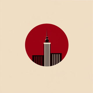 Dunearch style, Midjourney V6.1: bold minimalist logo design for Istanbul city municipal services