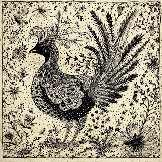 Stipplecinema style, Midjourney V6.1: traditional folk art
