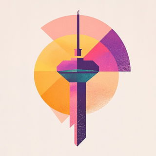 Port Caldera style, Midjourney V6.1: bold minimalist logo design for Istanbul city municipal services
