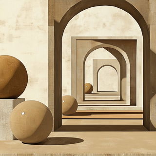 Cavernous Ornithogeography style, Midjourney V6.1: abstract 3D render